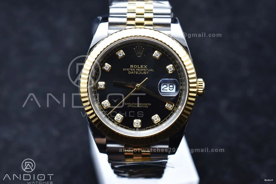 Best DateJust YG YG 41 Jubilee 126333 Dial Bracelet Diamonds 904L VR3235 On Clean SS Edition Steel 1:1 0426